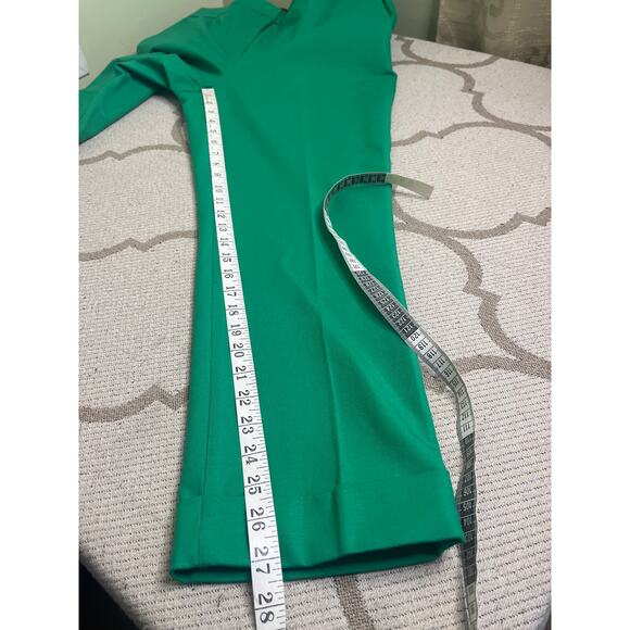 Ann Taylor The ANKLE High Rise cuffed green pants, size 14 - Picture 10 of 12